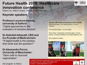 Healthcare innovation conference and BioFlash talks